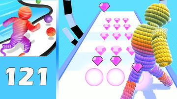 Rope-Man Run (IOS/Android) NEW UPDATE Gameplay Walkthrough All Level Eps 121 #Shorts