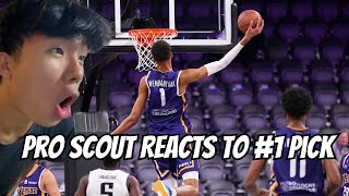 Pro Scout Reacts to The #1 NBA Draft Victor Wembanyama