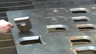 Part Cut with Ermak 5 axis Plasma Cutting Machine