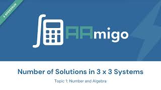 Speedrun: Number of Solutions in 3x3 Systems [IB Maths AA HL]