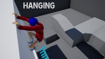 Hanging On Ledge - Unreal Engine 3D Side Scroller Game #0.3