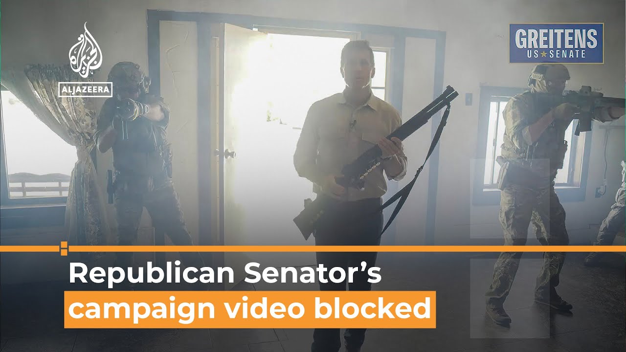 US Senate candidate’s video blocked on social media