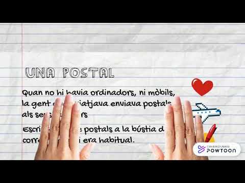 Vídeo: Com Escriure Una Postal