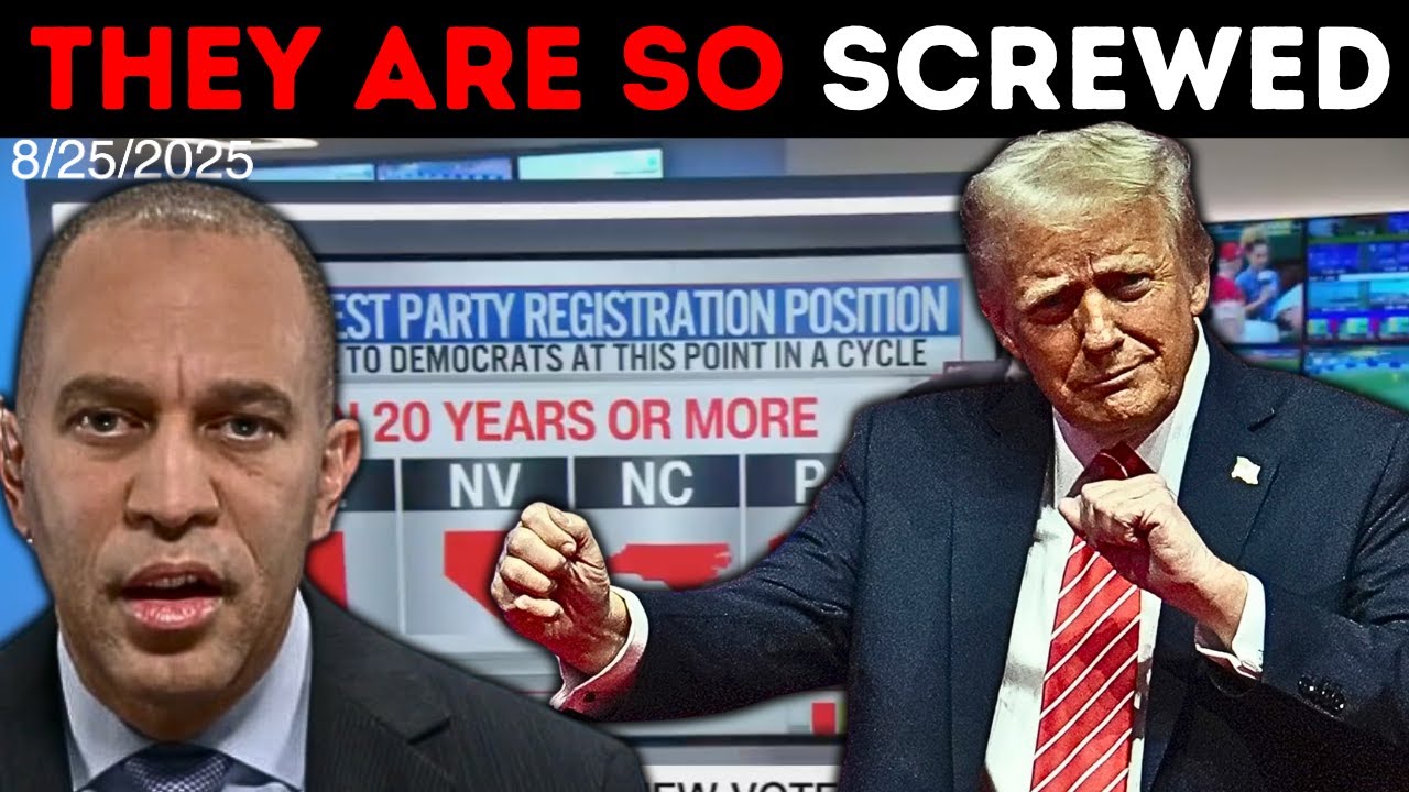 Dems Lose 4.5 Million Registered Voters as Trump ENDS Crime in DC