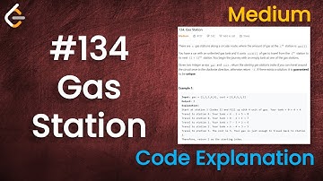 Gas Station | Live Coding with Explanation | Leetcode - 134