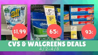 Top CVS &amp; Walgreens Deals 4/2-4/8 #cvsdeals #walgreensdeals