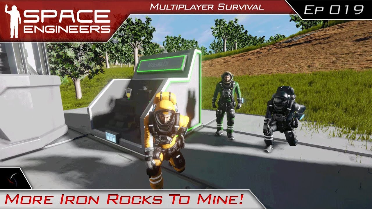 More Iron Rocks to Mine! | Space Engineers Multiplayer Survival ...