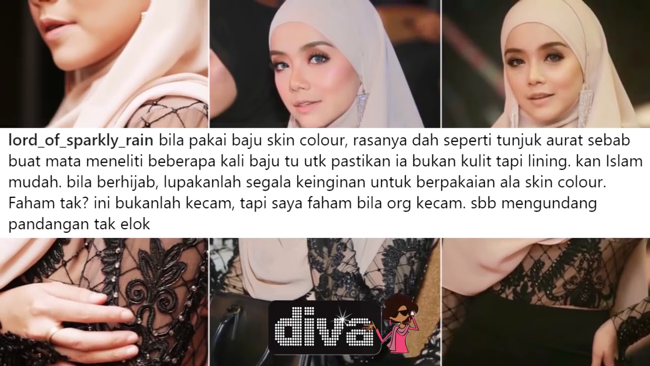  Baju  Mira  Filzah  Dikecam Teruk Netizen Ketika Anugerah 