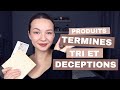 Produits finis tri et deceptions 