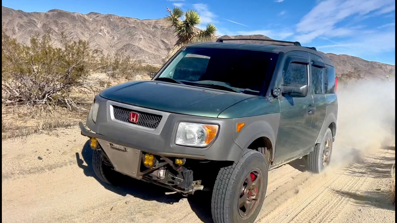 30 Minutes of Honda Elements Driving, Drone Shots & Camping