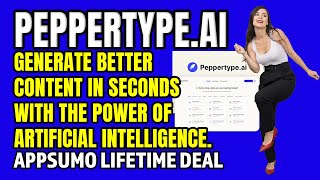 Peppertype.ai Introduction & Review 🌮 AppSumo LTD is Back! | AI-Powered Content Creation Tool