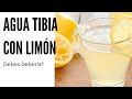 5 BENEFICIOS DE BEBER AGUA TIBIA CON LIMON EN AYUNAS