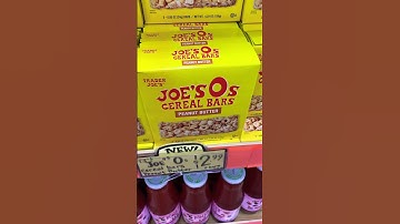 ❤️New Trader Joe’s O’s Cereal Bars Peanut Butter 🥜🥣😍 #traderjoes