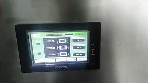 WECON HMI and PLC using on Chocolate Making Machine