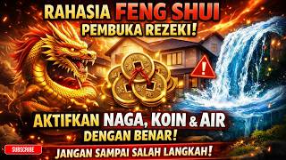 RAHASIA FENGSHUI REZEKI 🔥 FENGSHUI PEMBUKA REZEKI AKTIFKAN NAGA KOIN & AIR DENGAN BENAR 🔥