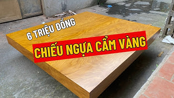 Chiếu Ngựa Hộp Gỗ Cẩm Vàng Nam Phi Giá Chỉ 6 Triệu Đồng
