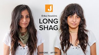 Long Razor Shag Haircut for Women  Tutorial with Erika Hawkins