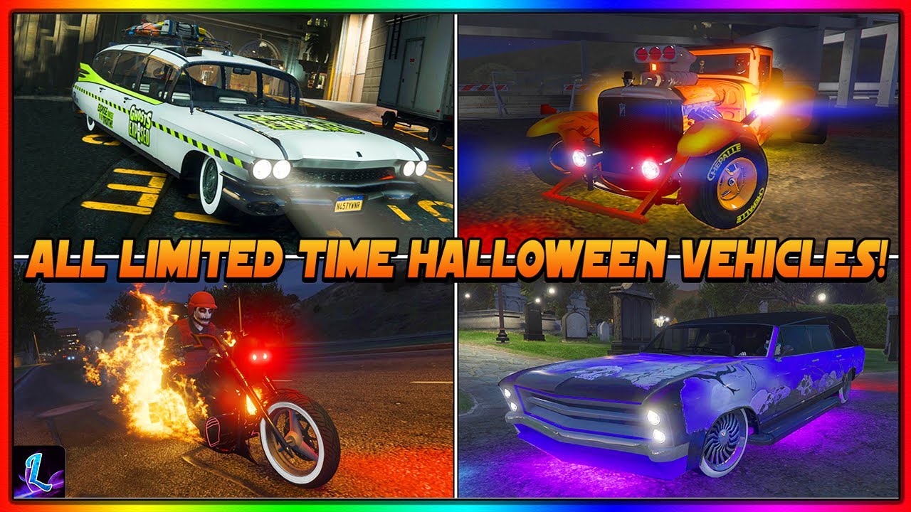 ALL Limited Time HALLOWEEN Vehicles Cars Bikes GTA 5 Online 