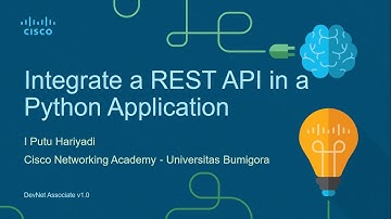 Lab 4.9.2 - Integrate a REST API in a Python Application