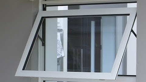 aluminum chain winder awning window