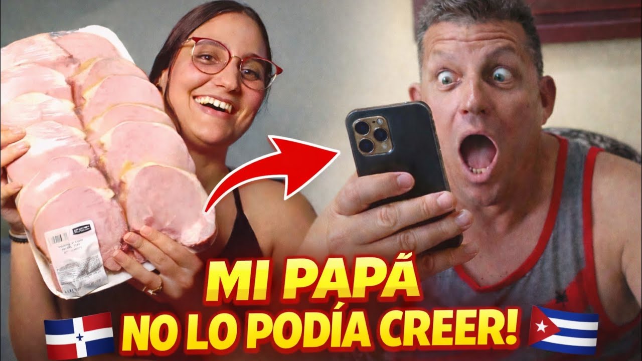Mi papá en Cuba🇨🇺 no podía creer lo que pagué por toda esta carne 😳 en RD🇩🇴