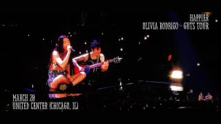 happier Olivia Rodrigo GUTS TOUR United Center (Chicago) March 20