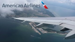 [Onboard] American Airlines Airbus A319 take off ✈ Tampa International