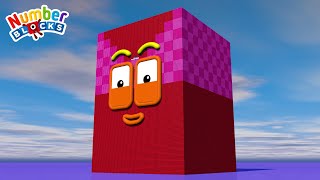 Looking for Numberblocks Cube BIGGEST 110x150x110 is Numberblokcs 1.815.000 GIANT Number Pattern