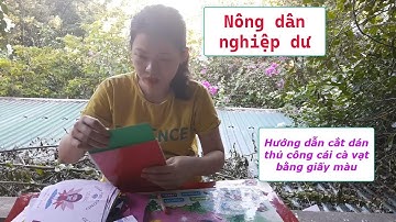 Nông dân nghiệp dư | Hướng dẫn cắt dán thủ công cái cà vạt bằng giấy màu