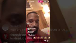 Vegedream En Live sur Instagram avec Un Bledard qui n’apprécie vraiment pas ses Moqueries !!!!