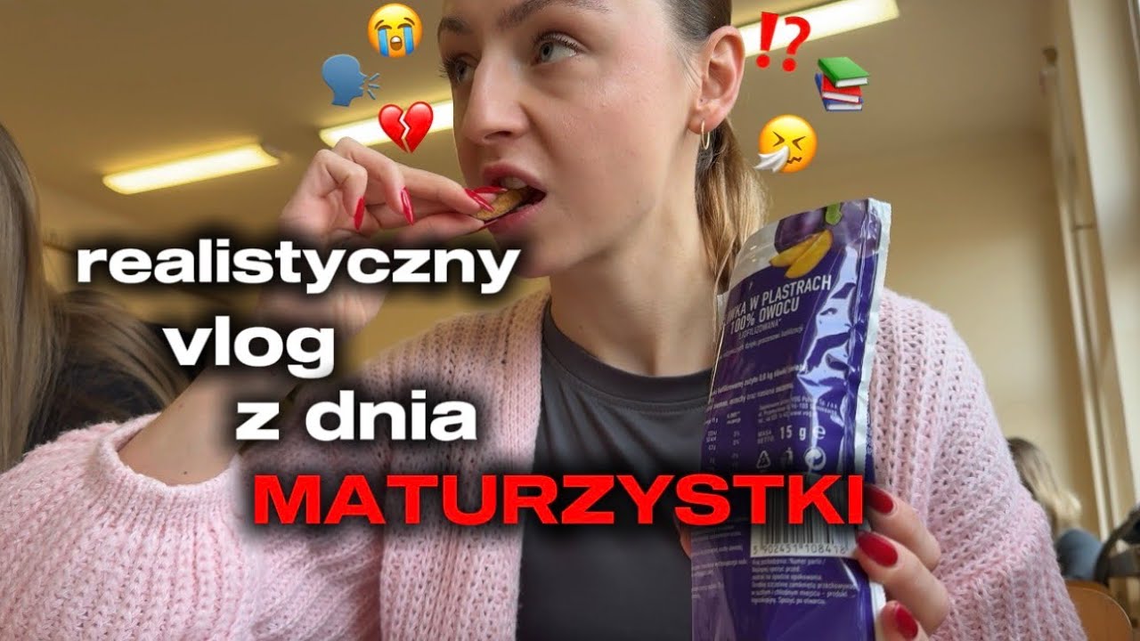 VLOG z dnia tegorocznej maturzystki | realistyczny piątek 