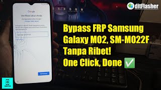 Bypass FRP Samsung Galaxy M02 SM-M022F/G/DS Via Universal MediaTek Tool 5 Detik Langsung Done☑️