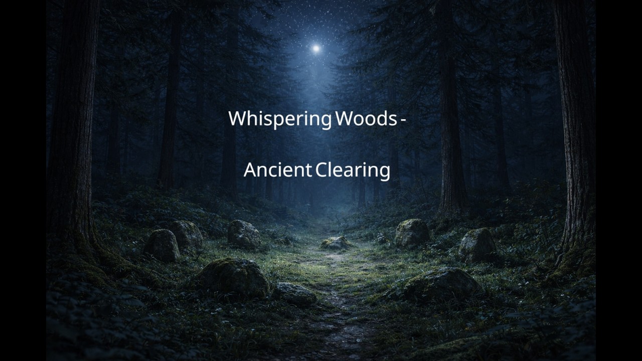 Whispering Woods – The Ancient Clearing 🌲 | 3 Hours Mystical Forest Sleep Ambience