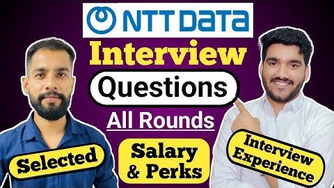 NTT Data Interview Full Process | AMCAT Test | Versant Test | NTT Data Recruitment Questions