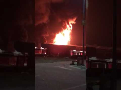 Espectacular video de l'incendi de Ferrari Land, gravat des de dins de Port Aventura