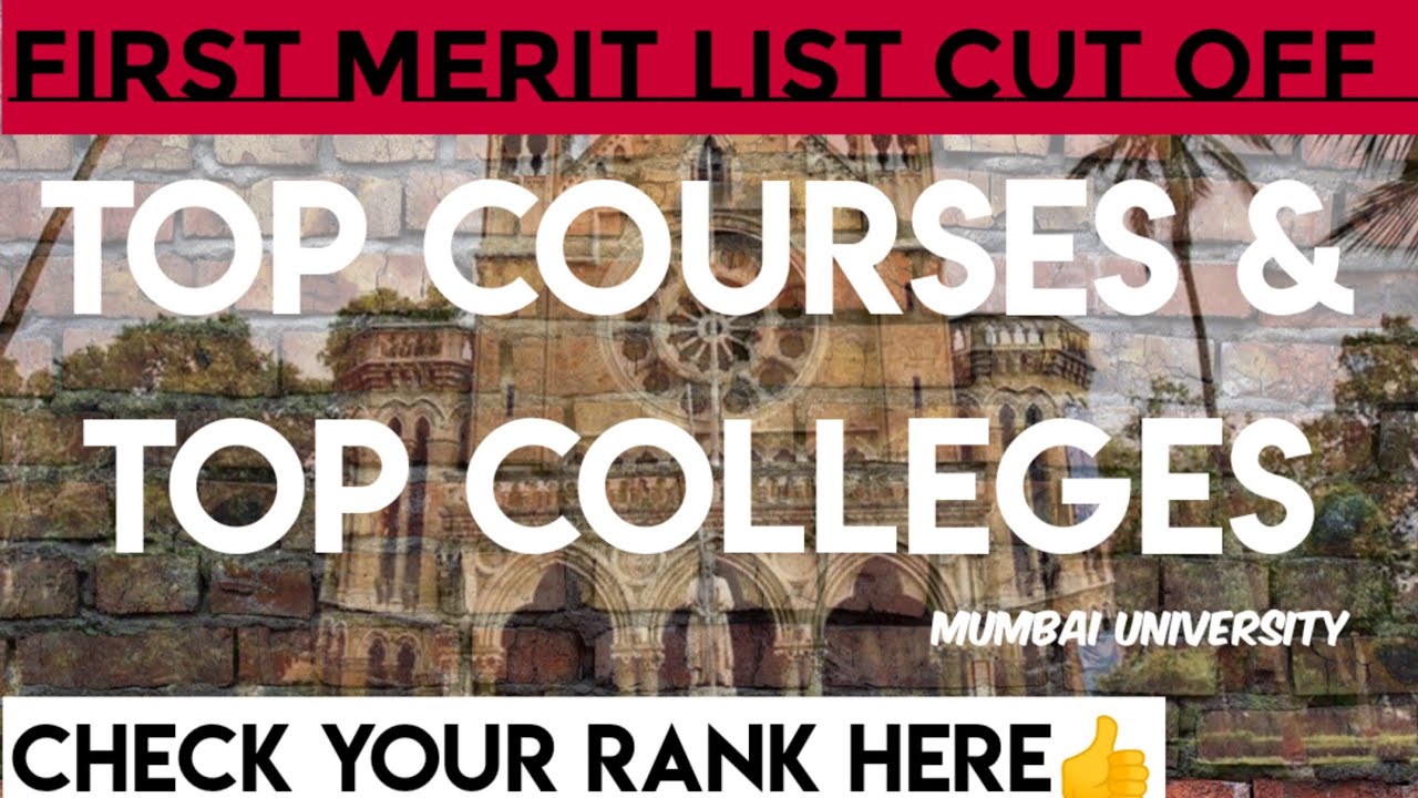 Check Your Rank Top Courses Cut Off Top Colleges Cut Off First
