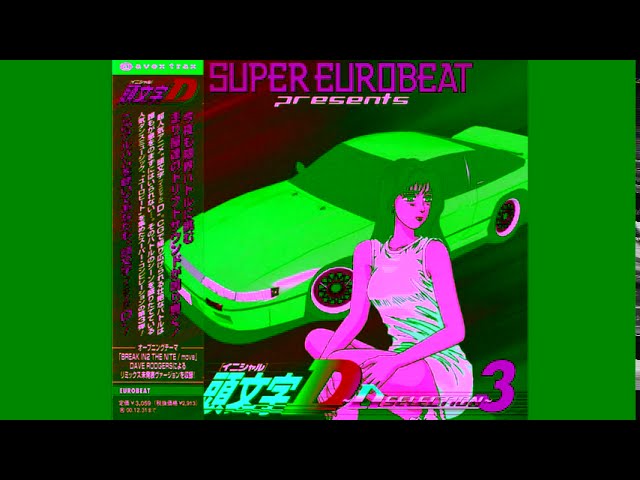 Super Eurobeat initial D Presents selection 3 ( 1.2.3 ) CD Japanese anime  Japan 4988064116782