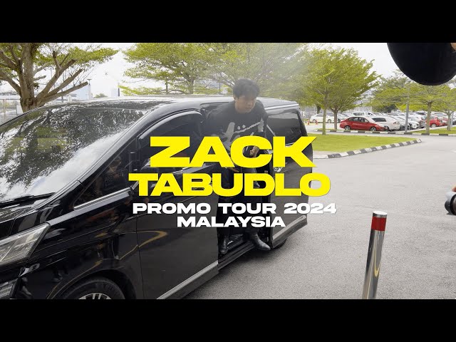 ZACK TABUDLO PROMO TOUR MY 2024 - Day 1 class=
