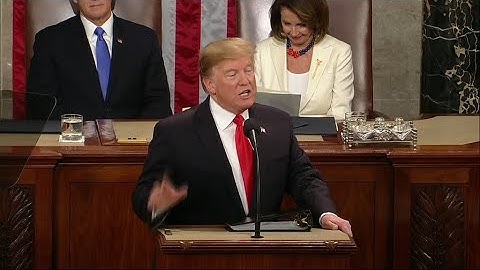 Trump calls for unity in SOTU address: "together we can break decades of political stalemate"