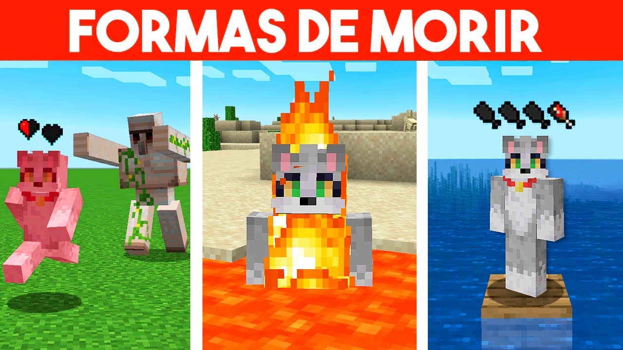 ⁣12 Formas de Morir en Minecraft 💀⚠️Invictor y Acenix