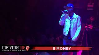 E Money Performs at Coast 2 Coast LIVE | NYC All Ages Edition 10/17/18