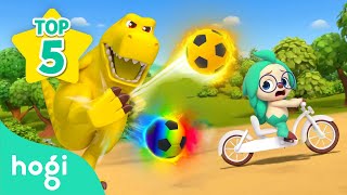 top5 roar dinos pop it and new colors special hogi colorshogi pinkfong