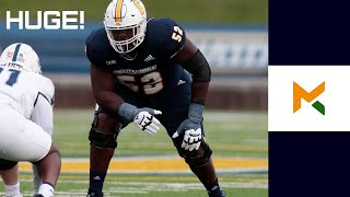 GINORMOUS - UT-Chattanooga OT McClendon Curtis - Obscure NFL Draft Prospect