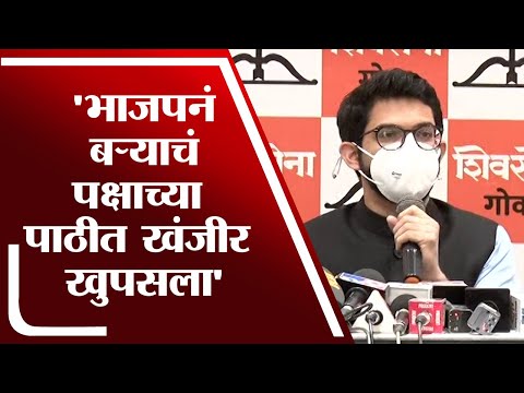 Aaditya Thackeray | भाजपनं एनडीएसोबतच्या बऱ्याच पक्षाच्या पाठीत खंजीर खुपसला| Goa election