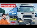 A day in the life of a truck driver in uk  trucker life in uk  truck drivers jobs in uk