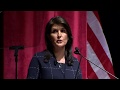 U.S. Ambassador to the U.N. Nikki R. Haley in conversation with David Axelrod