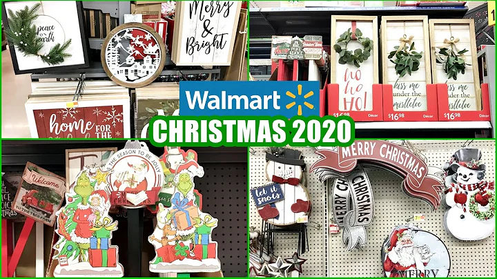 WALMART CHRISTMAS 2020 DECORATIONS SHOP WITH ME