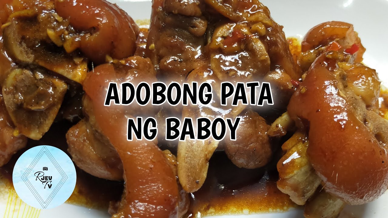 Adobong Pata ng Baboy/ Adobong baboy - YouTube