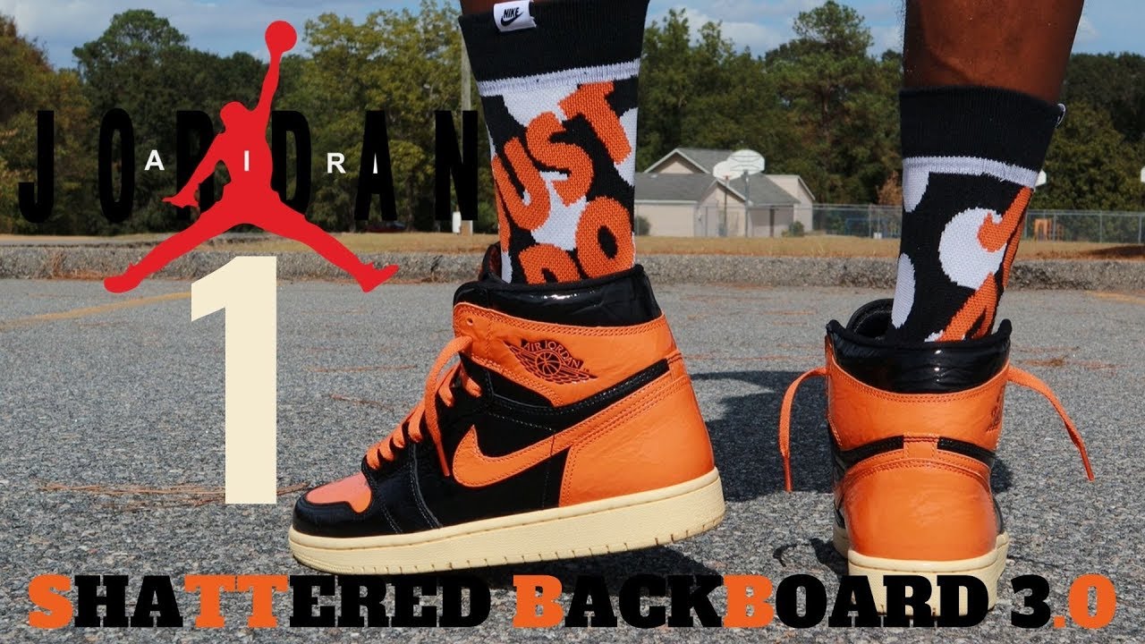 shattered backboard 3.0 orange laces