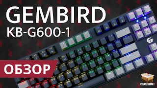 ОБЗОР GEMBIRD KB-G600-1 | МЕХАНИКА НА КОРИЧНЕВЫХ СВИТЧАХ JIXIAN BROWN